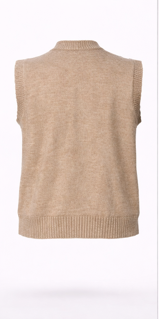 Cream CRSamira Vest kamizelka dzianinowa Oat Melange rozmiar M/L - obrazek 3