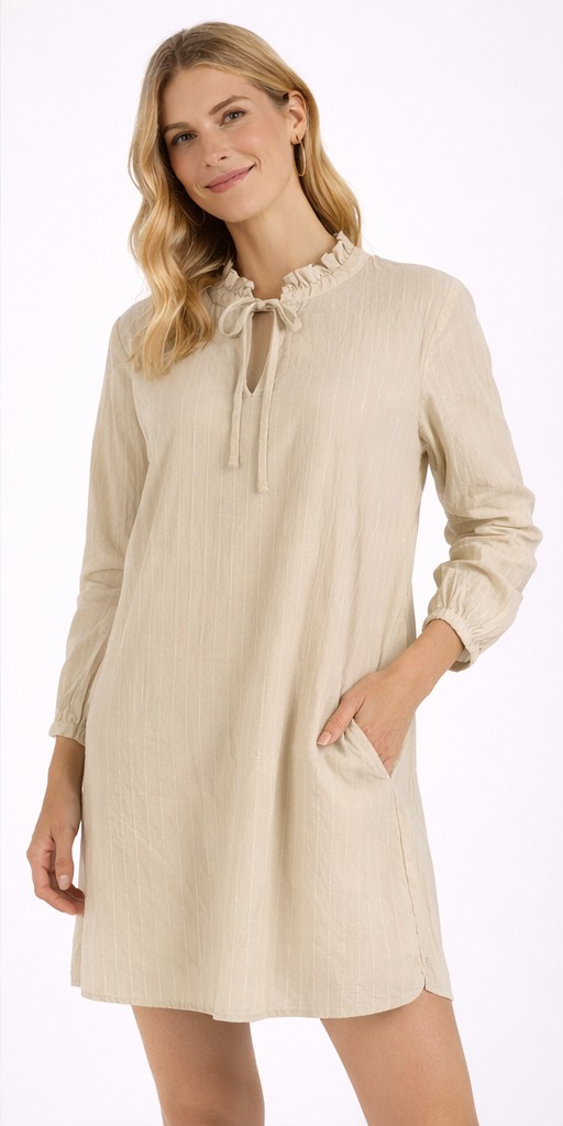 Sukienka damska Cream CRKurtine Dress Oatmeal wiskoza rozmiar 38