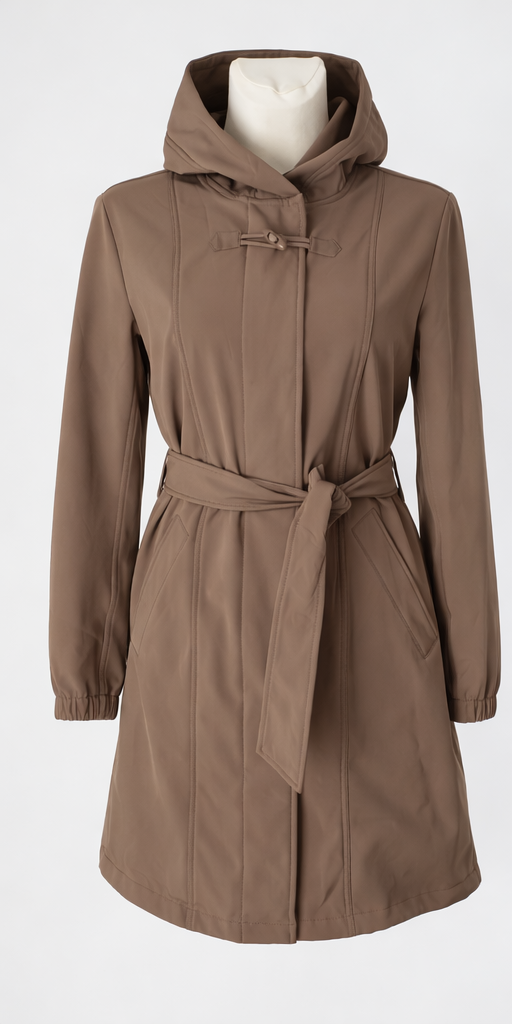 Kurtka damska Cream CRPeppi Softshell Jacket Walnut z kapturem rozmiar 38 - obrazek 4