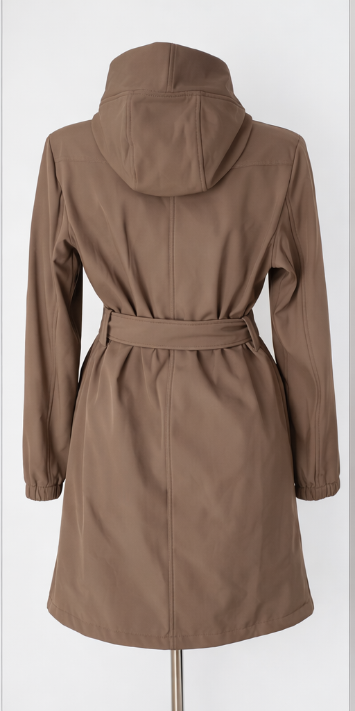 Kurtka damska Cream CRPeppi Softshell Jacket Walnut z kapturem rozmiar 38 - obrazek 2