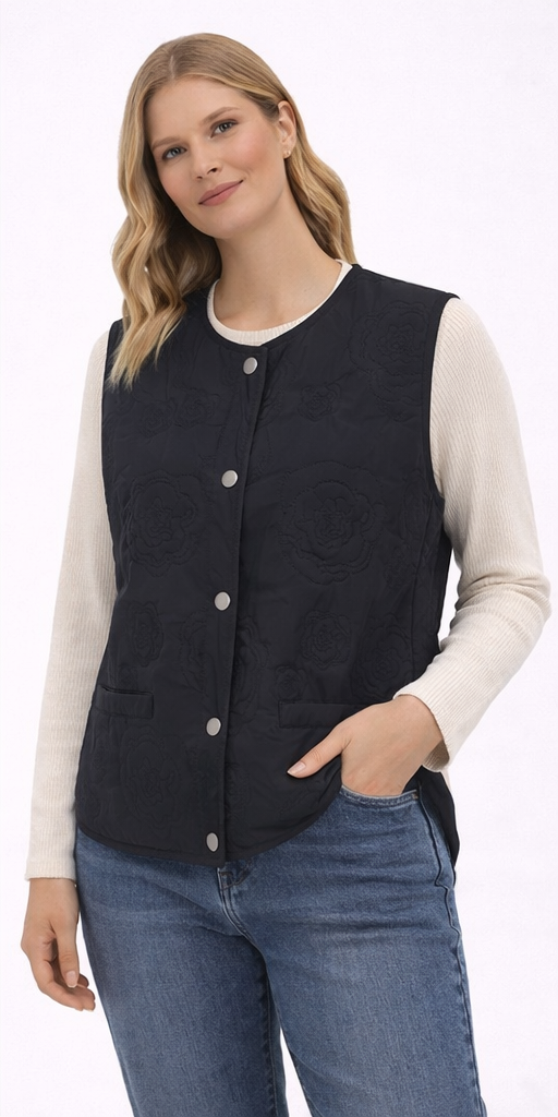 Kamizelka damska Cream CRHack Vest Pitch Black M/L