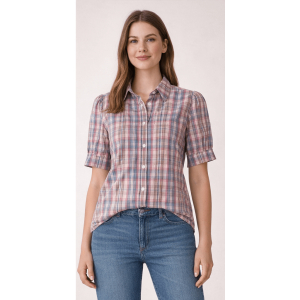 Koszula damska Culture CUjada Shirt krata multicolor M – bawełna