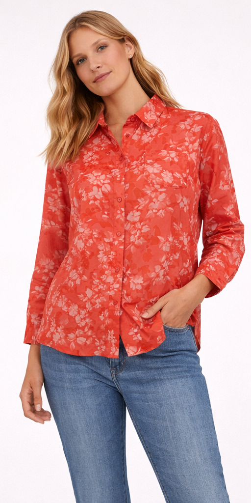 Cream CRBeatrice Shirt koszula damska Red Flower rozmiar 38