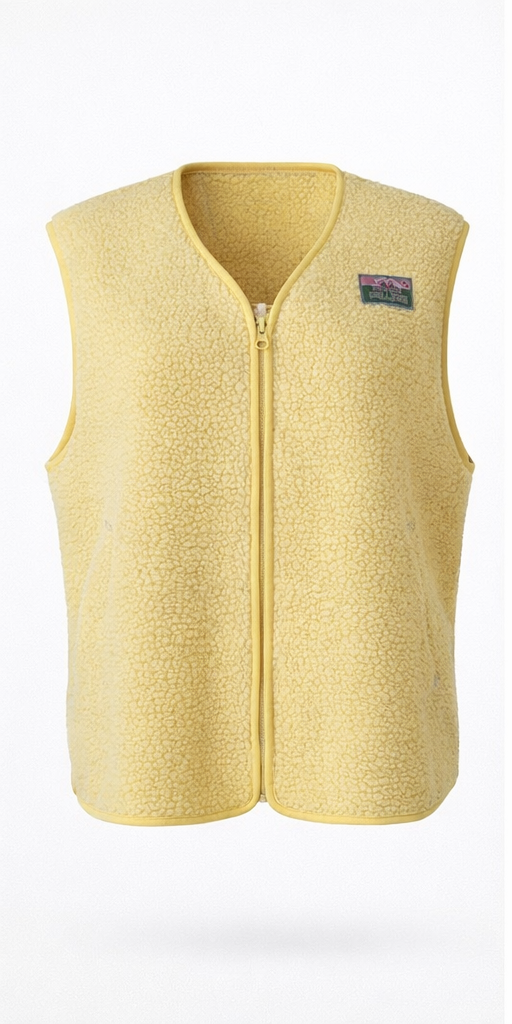 Kamizelka teddy CUCatina Teddy Waistcoat żółta Lemon Meringue rozmiar M - obrazek 2