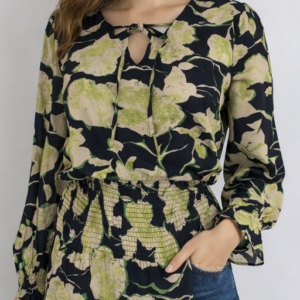 Bluzka damska Cream CRClaire Blouse Navy Flower Print wiskoza rozmiar 38