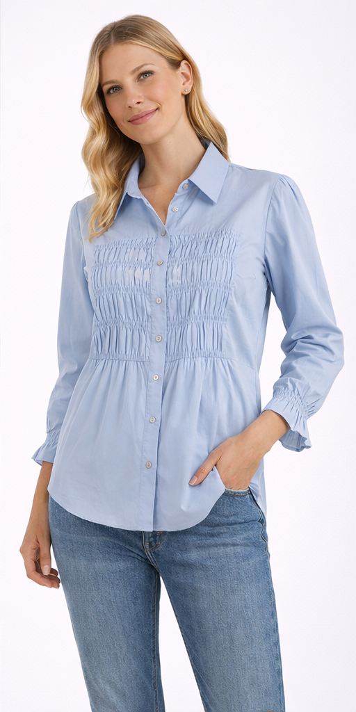 Koszula damska Cream CRAudeline Shirt Cashmere Blue rozmiar 38