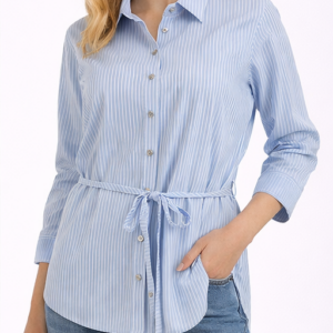 Koszula damska Cream CRCherissa Shirt Blue Stripe rozmiar 38