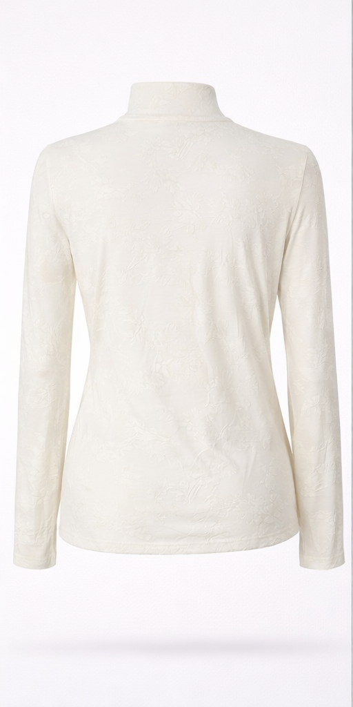 Bluzka damska Cream CROlive Turtleneck Snow White rozmiar M - obrazek 3