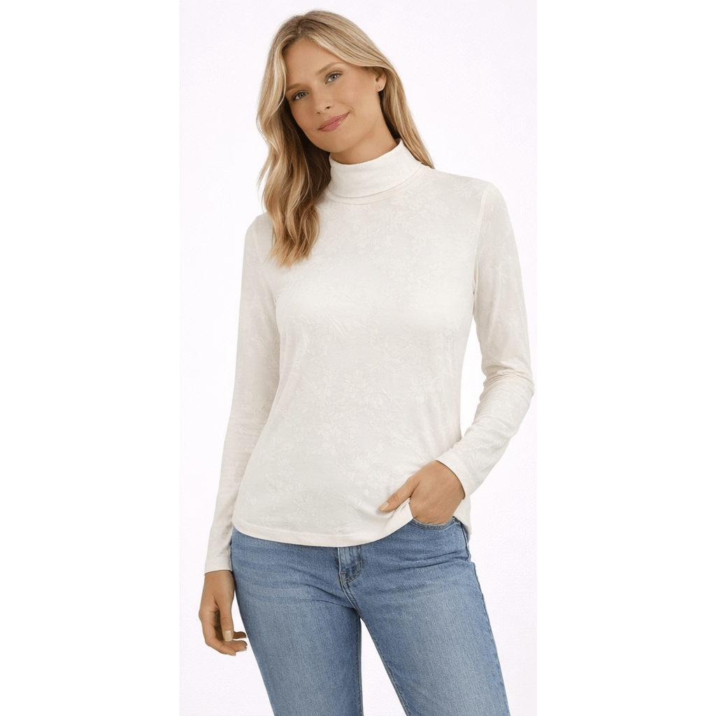 Bluzka damska Cream CROlive Turtleneck Snow White rozmiar M