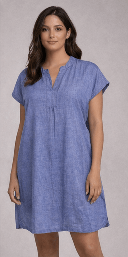 Sukienka lniana Culture CUarlettty Dress Powder Blue M