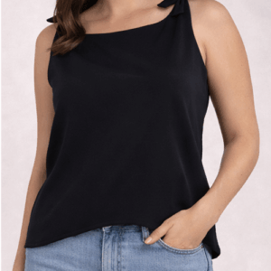 Bluzka damska Culture CUnalina Clara Top czarna rozmiar 38