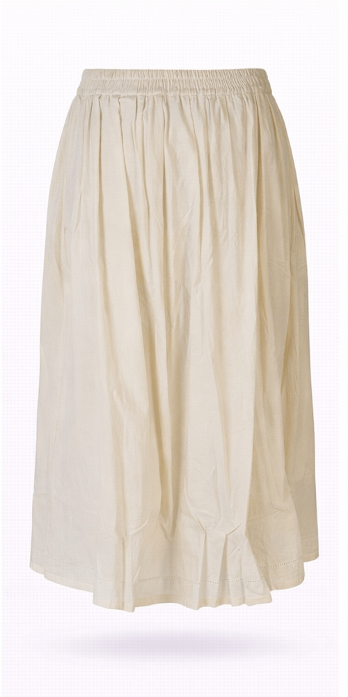 Spódnica Culture Hilde TT Skirt XL beżowa SandShell plisowana midi - obrazek 3