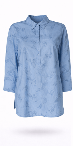 Bluzka damska Culture CUsissa Blouse niebieska M - obrazek 2