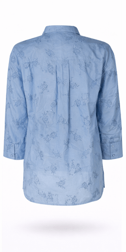 Bluzka damska Culture CUsissa Blouse niebieska M - obrazek 3