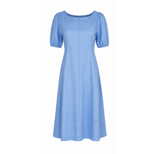 Culture CUantoinett O-neck Dress sukienka rozkloszowana błękitna M