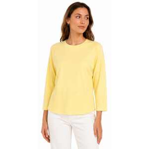 Culture Cuannemarie Solid Jumper damski sweter z wiskozy gładki żółty M
